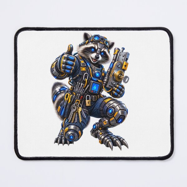 Item preview, Steel Raccoon – Industrial Locksmith | Mechanical Animal designed and sold by SteelCoat Studio.