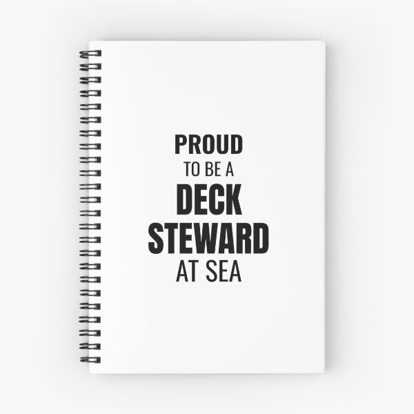 Item preview, Proud to be a Deck Steward at Sea (Black) designed and sold by ShipCrewNation.