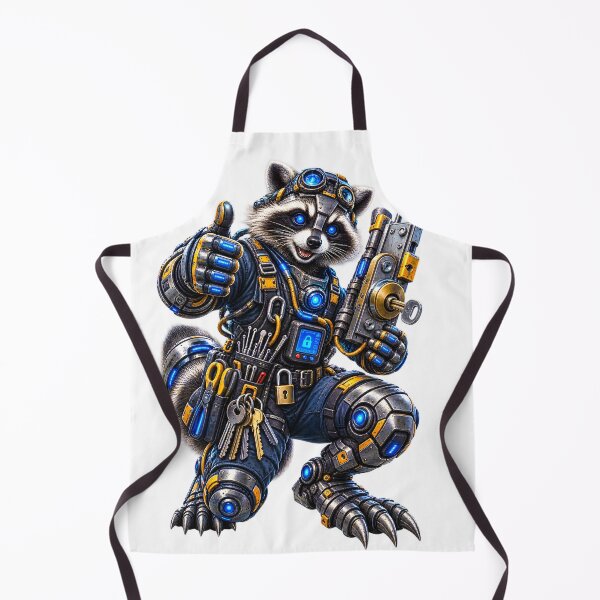 Item preview, Steel Raccoon – Industrial Locksmith | Mechanical Animal designed and sold by SteelCoat Studio.
