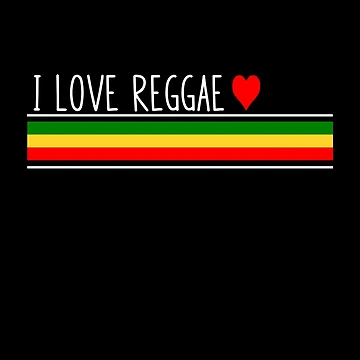 Artwork thumbnail, I Love Reggae Rasta Colors by RastaColors