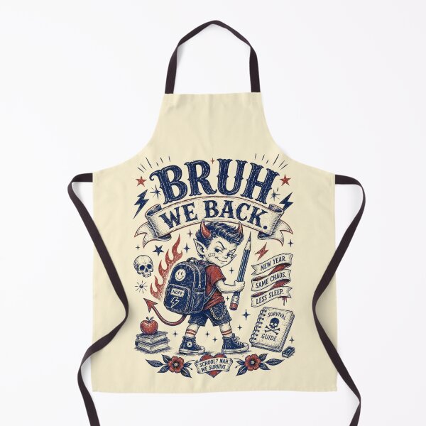 Item preview, Bruh We Back Funny Back to School Vintage Art designed and sold by 89shirts.