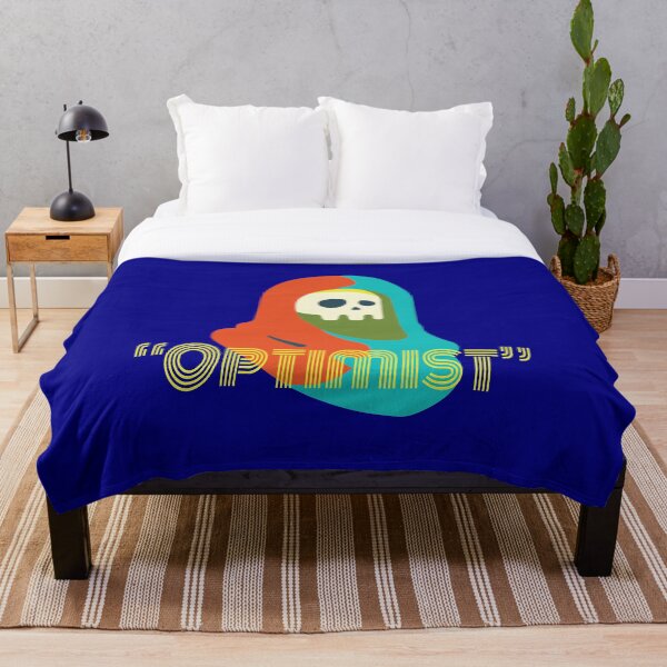 Item preview, Ironic Optimist Grim Reaper Skull - Retro Colorful Goth designed and sold by ANJ Creative Designs.