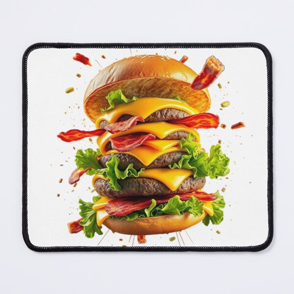 Item preview, Gourmet Cheeseburger Explosion Fast Food designed and sold by LenNo9881.
