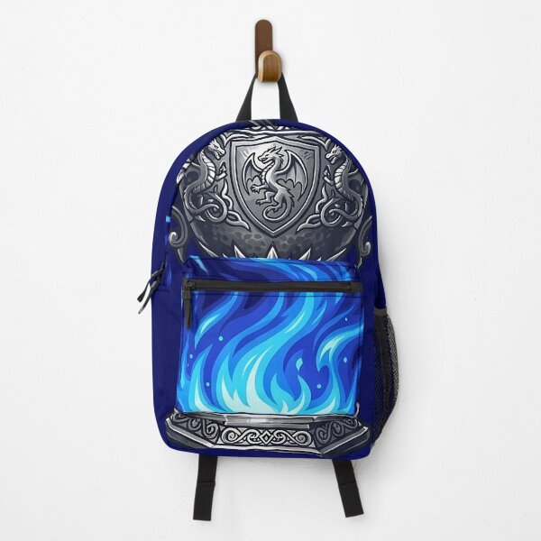 Item preview, Medieval Dragon Chalice with Blue Magic Flame Illustration designed and sold by KreonaTime.