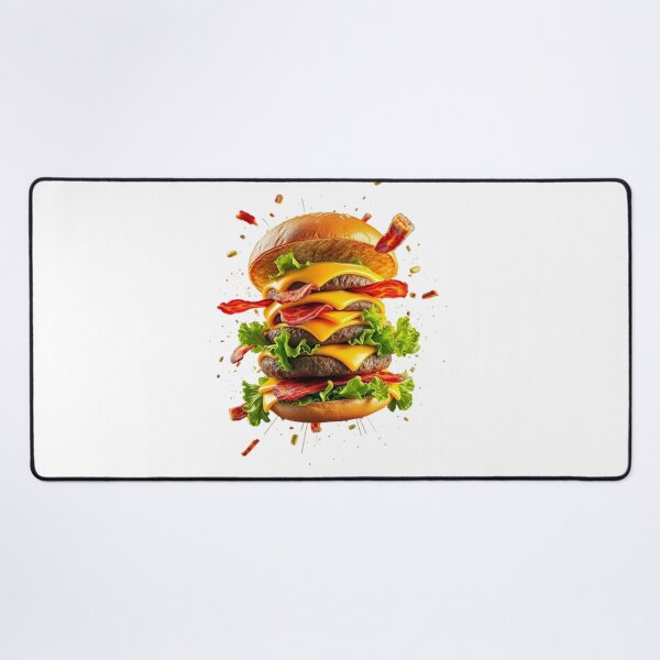 Item preview, Gourmet Cheeseburger Explosion Fast Food designed and sold by LenNo9881.