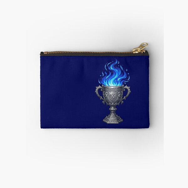Item preview, Medieval Dragon Chalice with Blue Magic Flame Illustration designed and sold by KreonaTime.
