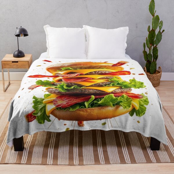 Item preview, Gourmet Cheeseburger Explosion Fast Food designed and sold by LenNo9881.