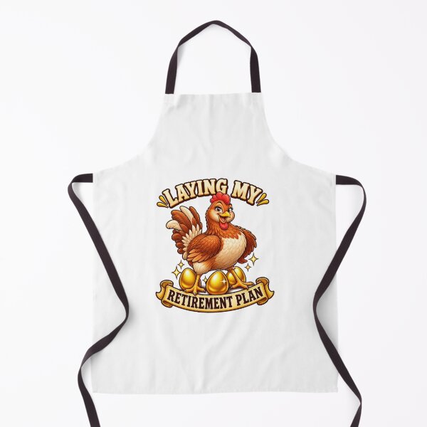 Item preview, Funny Hen Laying Her Golden Retirement Plan designed and sold by Kolibra.