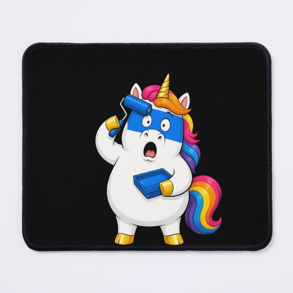 Item preview, Clumsy Unicorn Paint Roller Fail Funny Design designed and sold by BoyleDesignShop.