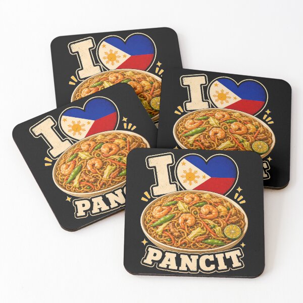 Item preview, I love pancit Filipino noodle dish design designed and sold by rafaeltto.