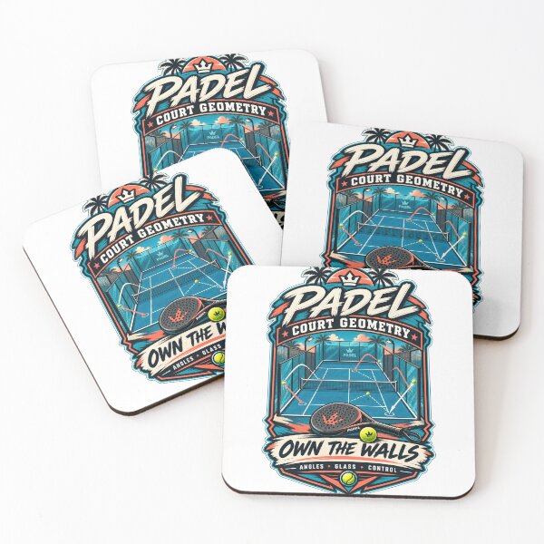 Item preview, Padel Court Geometry Own The Walls designed and sold by Rhubarb Bridge Merch.