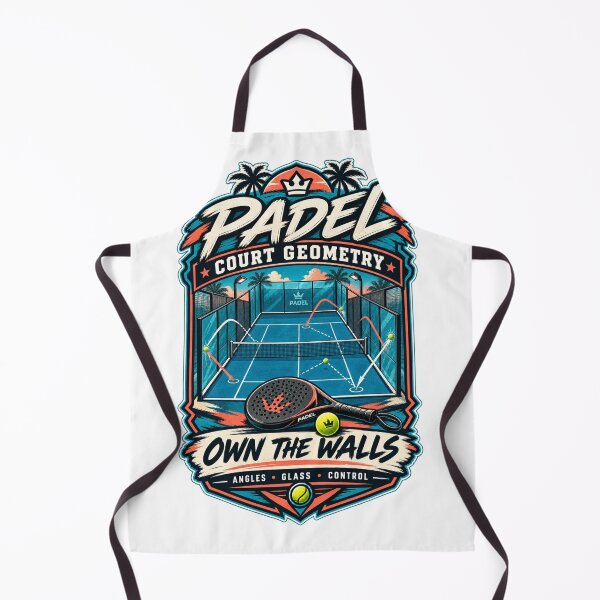Item preview, Padel Court Geometry Own The Walls designed and sold by Rhubarb Bridge Merch.