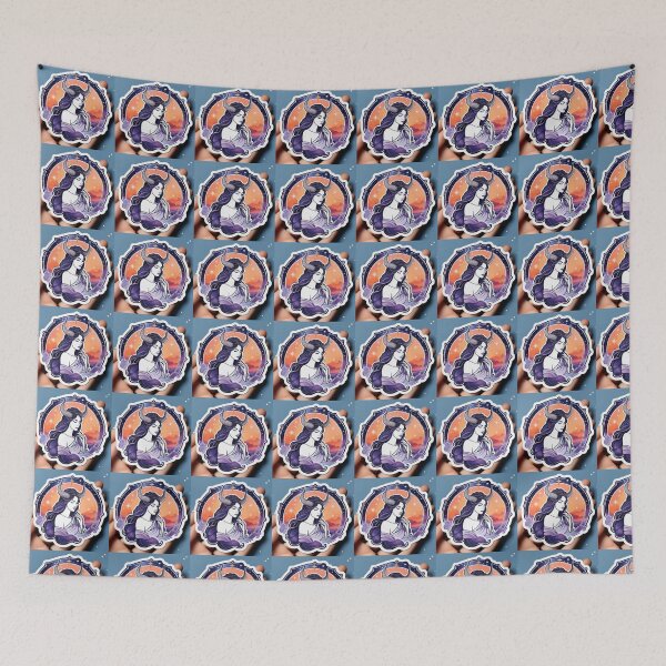 Item preview, Capricorn Zodiac Sticker – Celestial Earth Sign Aesthetic Decal designed and sold by ELSSP.