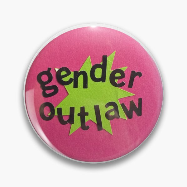 Item preview, Gender Outlaw Pin Sticker designed and sold by floravols.