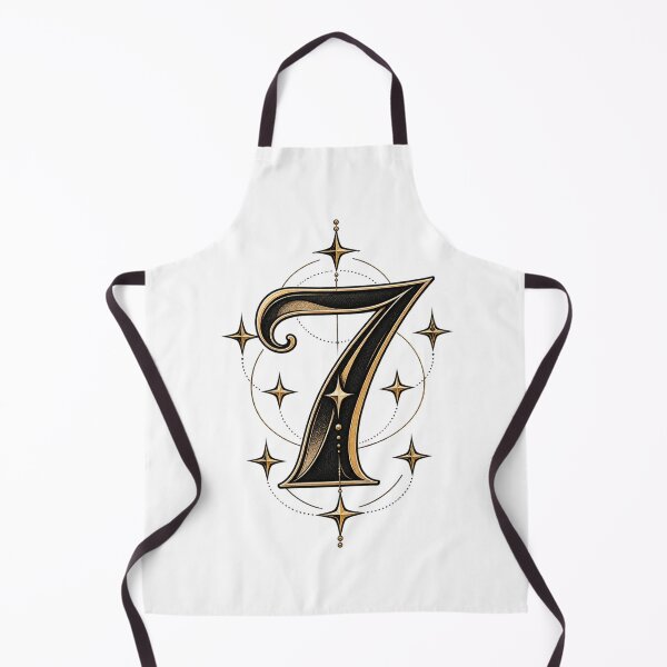 Item preview, Simply 7 Minimalist Celestial Numerology Design designed and sold by NovaMoodCo.