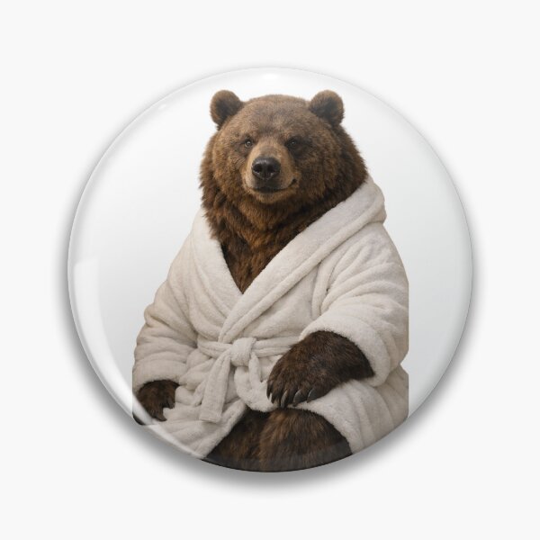 Item preview, Plush Bathrobe Cave Bear designed and sold by Sillytoe.