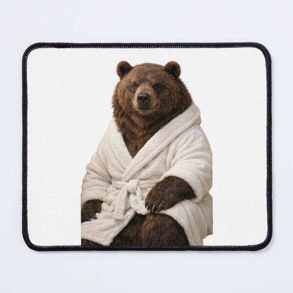 Item preview, Plush Bathrobe Cave Bear designed and sold by Sillytoe.
