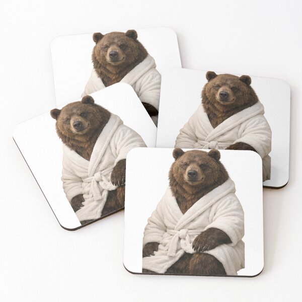 Item preview, Plush Bathrobe Cave Bear designed and sold by Sillytoe.