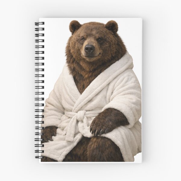 Item preview, Plush Bathrobe Cave Bear designed and sold by Sillytoe.