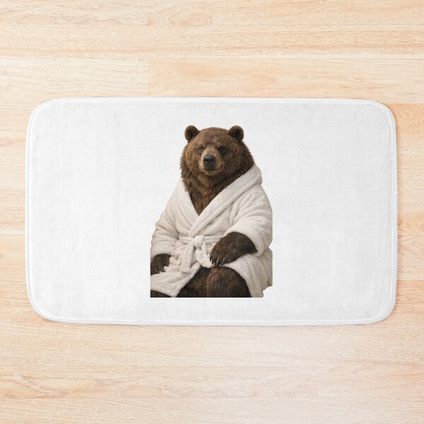 Item preview, Plush Bathrobe Cave Bear designed and sold by Sillytoe.