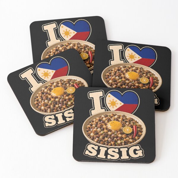Item preview, I love sisig with Philippine flag design designed and sold by rafaeltto.