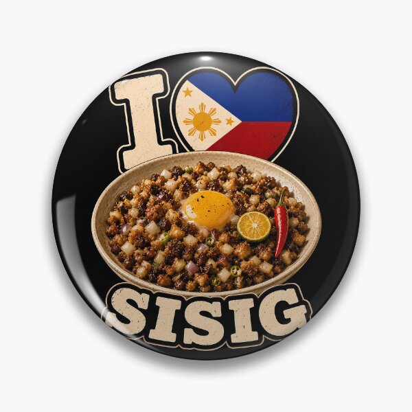 Item preview, I love sisig with Philippine flag design designed and sold by rafaeltto.