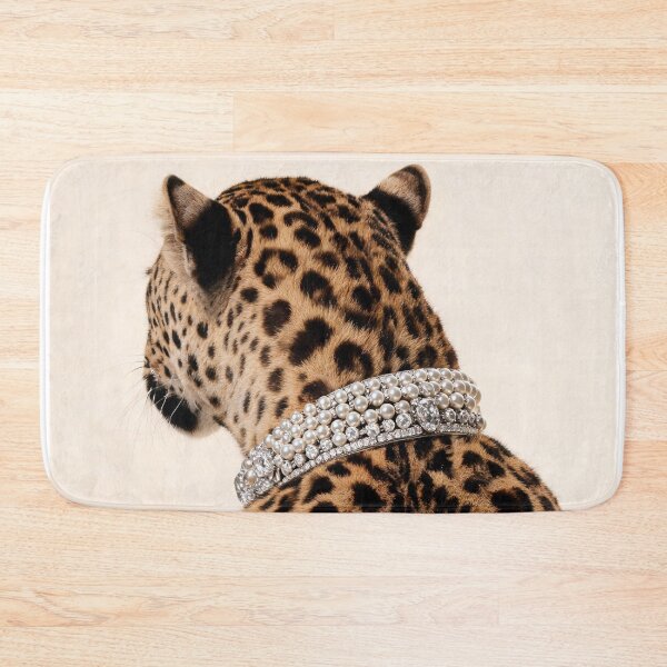Item preview, Glamorous Leopard with Pearl and Diamond Collar designed and sold by JenniferMoren.