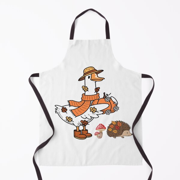 Item preview, Cute Autumn Goose, Hedgehog and Mushrooms designed and sold by BigDigital.