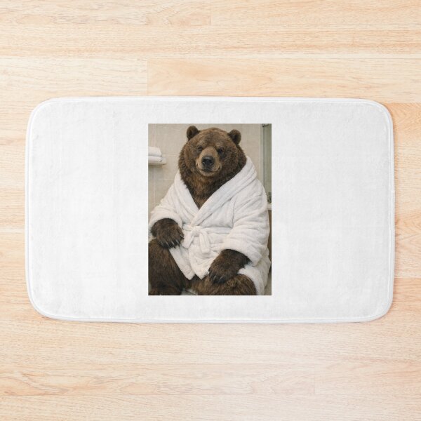 Item preview, Cozy Bathrobe Cave Bear designed and sold by Sillytoe.