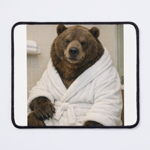 Item preview, Cozy Bathrobe Cave Bear designed and sold by Sillytoe.