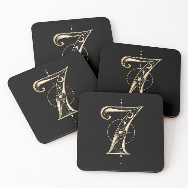 Item preview, Inner Seven Minimalist Mystical Numerology Design designed and sold by NovaMoodCo.