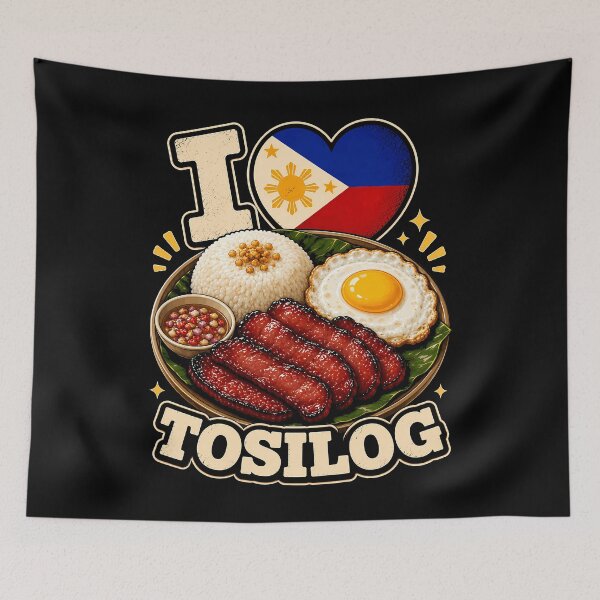 Item preview, Tosilog Love with Philippine Flag Design designed and sold by rafaeltto.