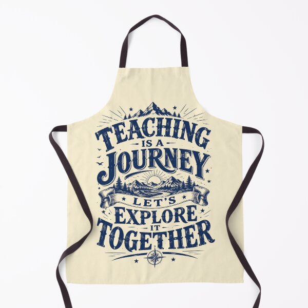 Item preview, Teaching is a Journey Let's Explore It Together Vintage Typography designed and sold by 89shirts.