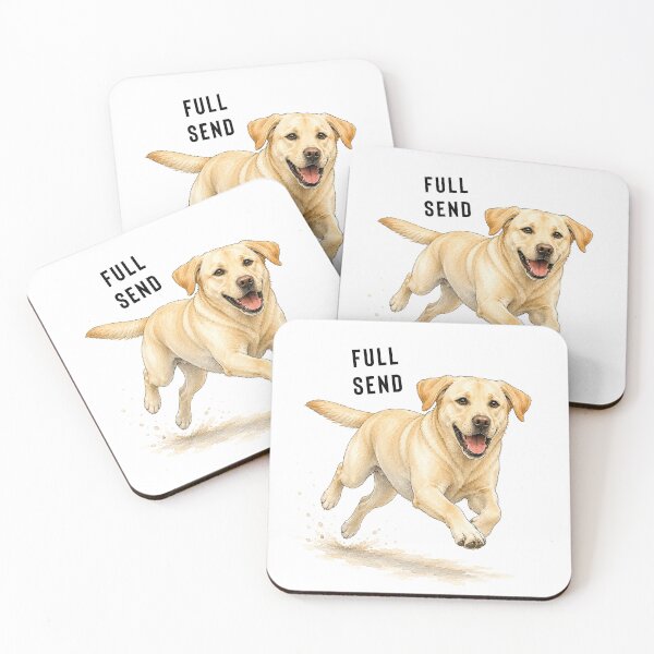 Item preview, Full Send Labrador Retriever | Happy Lab Watercolor Gift designed and sold by PAPIRO SIGLO XXI.