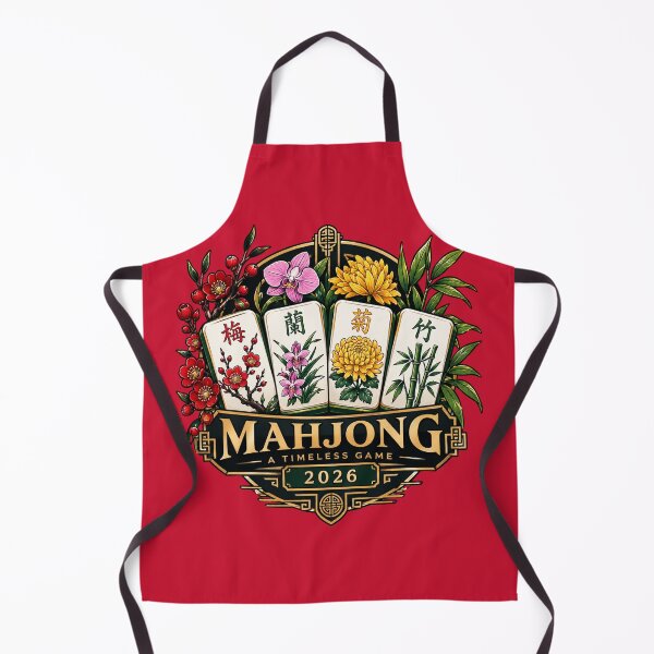 Item preview, Mahjong Player 2026 - Four Gentlemen designed and sold by NovaNookStudio.