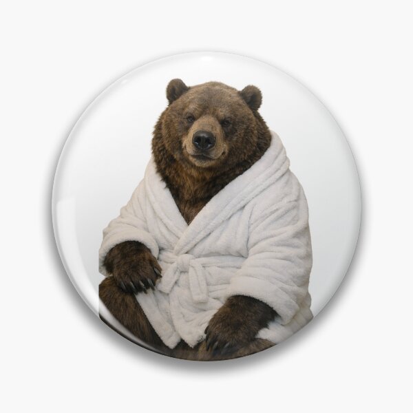 Item preview, Bathrobe Cave Bear designed and sold by Sillytoe.