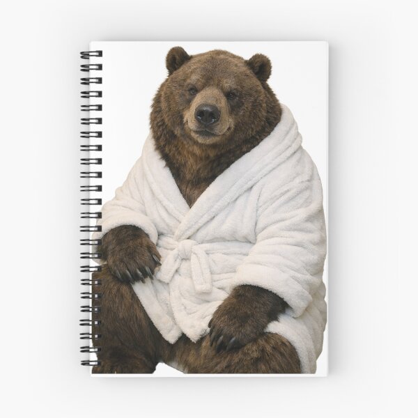 Item preview, Bathrobe Cave Bear designed and sold by Sillytoe.