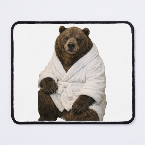 Item preview, Bathrobe Cave Bear designed and sold by Sillytoe.