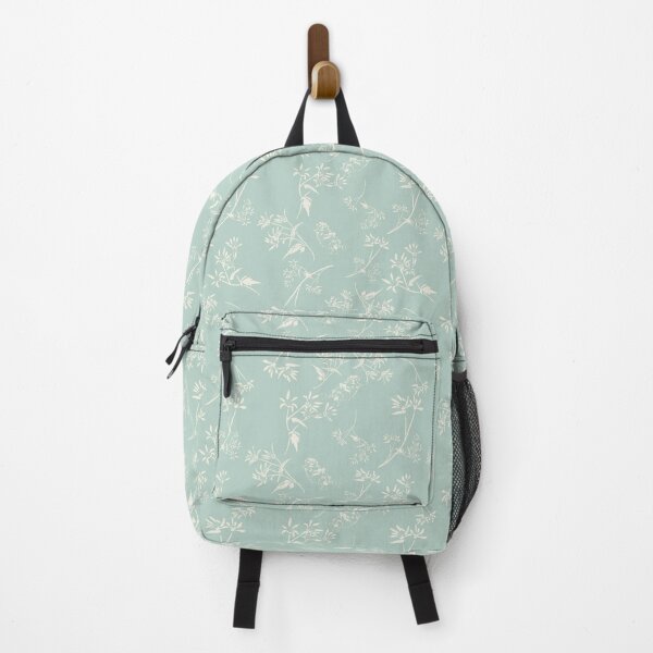 Item preview, Vintage Drifting Otter - Sage Green and Cream Toile Floral Pattern designed and sold by sheseddit.
