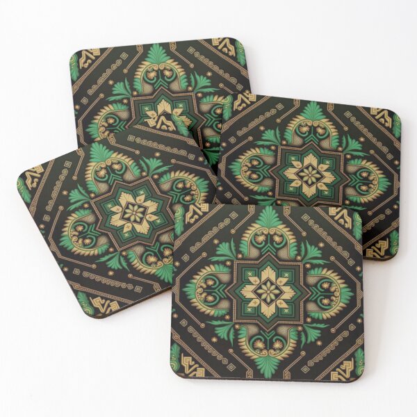 Item preview, Ornamental Floral Mandala - Vintage Botanical Geometric Art designed and sold by WJSacredAr.