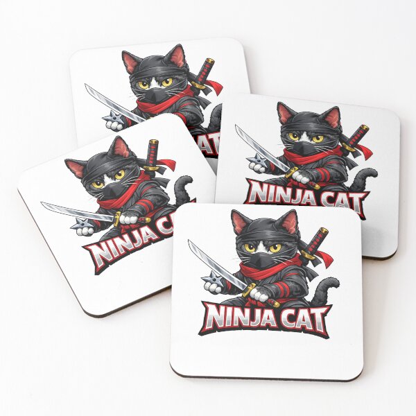 Item preview, Cute Ninja Cat with Katana designed and sold by Oddity Anvil.