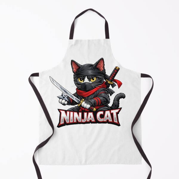 Item preview, Cute Ninja Cat with Katana designed and sold by Oddity Anvil.