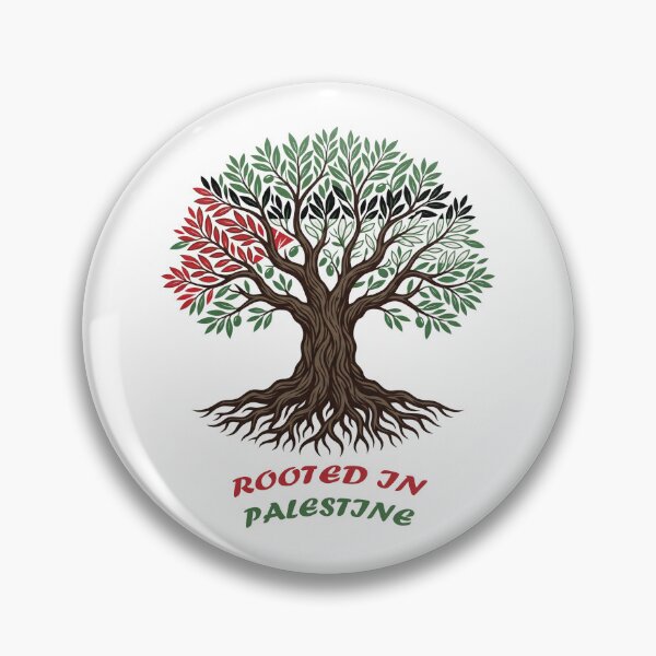 Item preview, Deep Roots Unbroken Palestinian Olive Tree Graphic T-Shirt designed and sold by fowzi shokri.