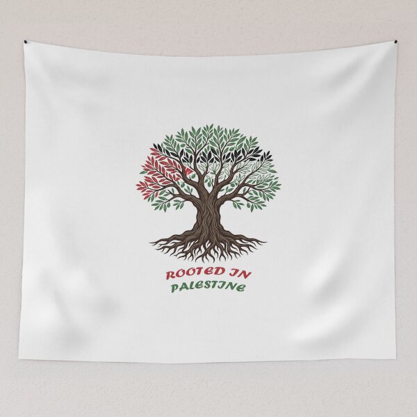 Item preview, Deep Roots Unbroken Palestinian Olive Tree Graphic T-Shirt designed and sold by fowzi shokri.