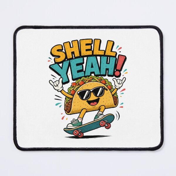 Item preview, Shell Yeah! Funny Taco Skateboarder designed and sold by CraigDesignWork.