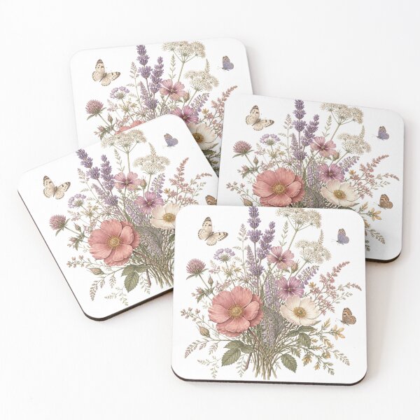 Item preview, Vintage Wildflower Bouquet designed and sold by VaneDesings.