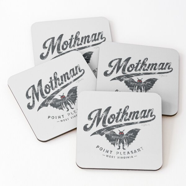 Item preview, Retro Mothman Font Illustration: Unique Style for Paranormal Fans designed and sold by studio150design.