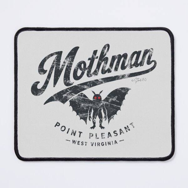 Item preview, Retro Mothman Font Illustration: Unique Style for Paranormal Fans designed and sold by studio150design.