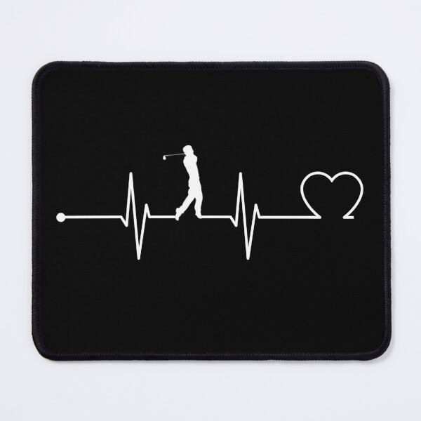 Item preview, Golf Lover Heartbeat Design designed and sold by GetGoodFit.