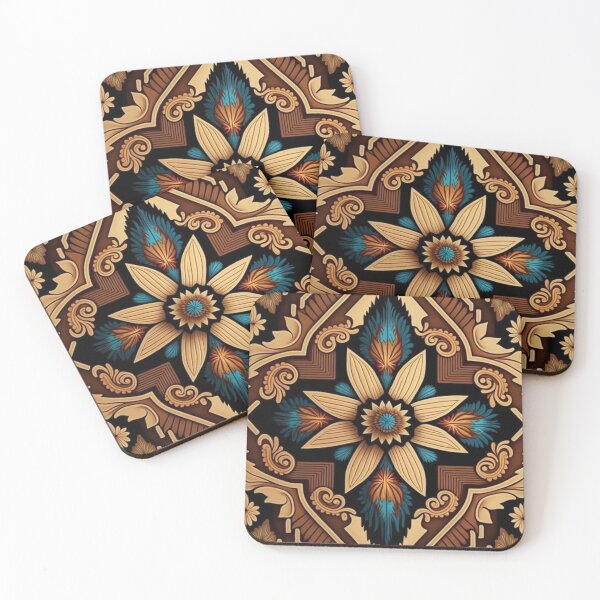 Item preview, Ornamental Floral Mandala - Vintage Botanical Geometric Art designed and sold by WJSacredAr.